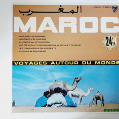 Maroc, vinil LP Muzica traditional folclor autentic, Philips , VG++