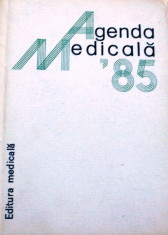 Agenda medicala 1985 foto