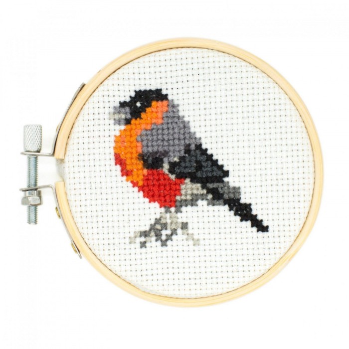 Mini Set de Broderie in Cruciulita - Pasare
