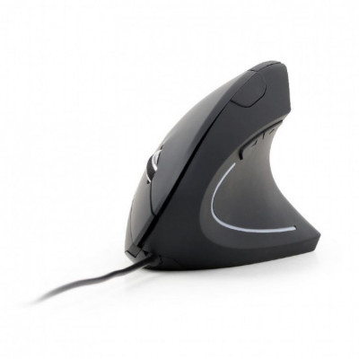 Mouse vertical Gembird MUS-ERGO-01, USB, 3200 DPI, 6 Butoane foto