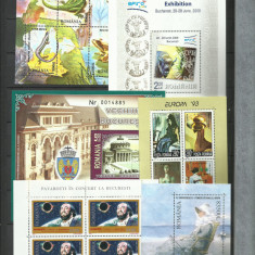 Romania MNH - lot 40 de colite si blocuri diferite (pret lista 2013 = 438 RON)