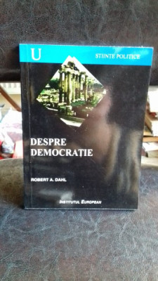 DESPRE DEMOCRATIE - ROBERT A. DAHL foto