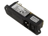 Conector alimentare AC 6A, 3 pini, M