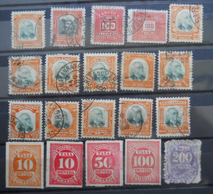 BRAZILIA OFICIALE / TAXE 1890 / 1906