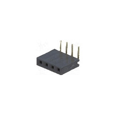 Conector 4 pini, seria {{Serie conector}}, pas pini 2.54mm, CONNFLY - DS1024-1*4R2