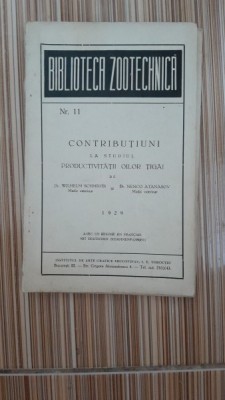 Contributiuni la studoul productivitatii oilor tigai - Wilhelm Schmidis, Nenco Atanasov foto