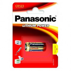 Baterie Panasonic Lithium CR123A, 3V, 1 Bucata foto