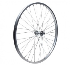 Roata fata bicicleta dubla din aluminiu 28&quot;, culoare argintiu Cod:AWR2804