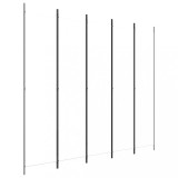 Cumpara ieftin Paravan de camera cu 5 panouri, alb, 250x220 cm, textil