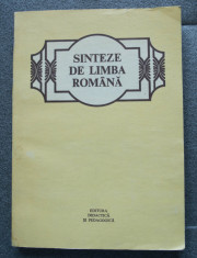 Theodor Hristea (coord.) - Sinteze de limba romana (ed. a II-a, rev. ?i mult imb foto