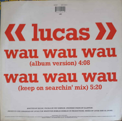 Disc vinil, LP. WAU WAU WAU-LUCAS-240823 foto