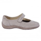 Pantofi dama din piele naturala, ultra confort MED+LINE , BRD214BEJ - Bej