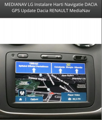 MEDIANAV LG Instalare Harti Navigatie DACIA GPS Update Dacia RENAULT MediaNav foto