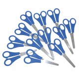 Set 12 foarfeci scolare cu lama gradata de la 0 la 5 cm