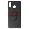 Husa Samsung Galaxy A20 Hoco TPU Leather Neagra Protectie Premium