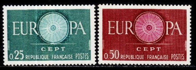 C4609 - Franta 1960 - Europa 2v. neuzat,perfecta stare