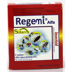 Regemi Alfa 5 ml, insecticid pentru gandaci de bucatarie, furnici, muste, tantari, Solarex foto