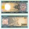 MAURITANIA █ bancnota █ 2000 Ouguiya █ 2004 █ P-14a █ UNC █ necirculata