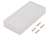 Carcasă universală ABS gri IP54 65x130x25mm