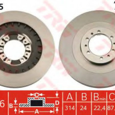 Disc frana MITSUBISHI PAJERO III (V7_W, V6_W) (1999 - 2007) TRW DF4485