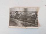 Fotografie veche anii 60, Eforie Sud, Rindunica, Amintire de la mare, 8.5x6.3cm