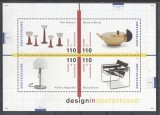 Germany Bundes 1998 Design perf. sheet Mi.B45 MNH DA.190, Nestampilat