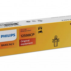 Set 10 Buc Bec Philips BAX8.5D 12V 1.2W 12598CP