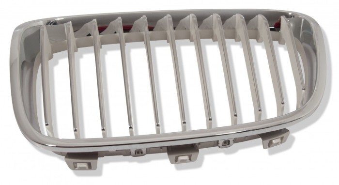 Grila radiator Bmw Seria 1 (F20), 08.2011-, stanga, crom/grunduit, 51137262119, 20C105-3 Model URBAN