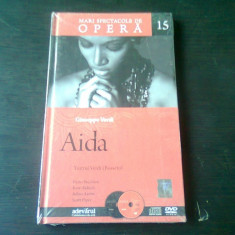 AIDA - GIUSEPPE VERDI (MARI SPECTACOLE DE OPERA NR.15), CU DVD