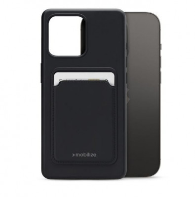 Carcasa protectie pentru iPhone 15 Pro, silicon, negru mat, Mobilize, 28901 foto