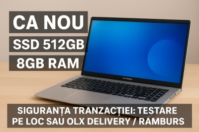 Laptop ASUS VivoBook 15 X515MA, Intel Celeron N4020, 8GB RAM, SSD 512GB, SonicMaster &amp;ndash; ca nou foto