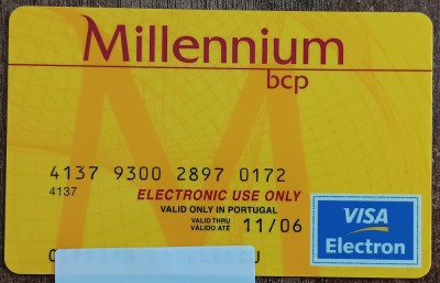 B12 101 - Card bancar foarte vechi - piesa de colectie foto