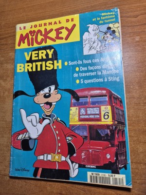 revista pentru copii - le journal de mickey - limba fraceza - din mai 1994 foto