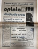 Cumpara ieftin Opinia Studenteasca nr. 49 Almanah 1990 Pagini 8 Romana Brosat Coperti Carte Bibliofila 24x30cm