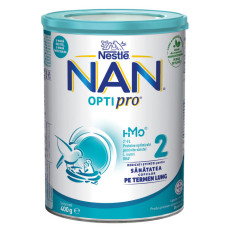 Lapte praf Nan 2 Optipro Premium +6 luni, 400g, Nestle