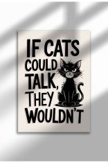 sarcasm_45|Poster cu animale drăguțe și amuzante, imprimare digitală pe p&acirc;nză, artă murală cu jocuri și umor, fără ramă | A3 (29.7 x 42 cm) - sarcasm_