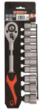 Set de capete 1/2&quot; cu clichet, 11 bucati, cod 16207 WeldLand Equipment