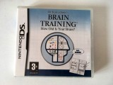 * Joc DR KAWASHIMA&#039;S BRAIN TRAINING pentru Nintendo DS, Made in Japan