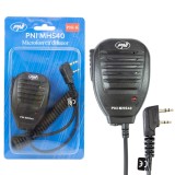 Microfon cu difuzor PNI MHS40 cu 2 pini tip PNI-K, compatibil cu statii PMR, VHF/UHF