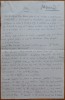 Manuscris interbelic Virgil Cioflec, Petra, schita, 8 pagini semnate