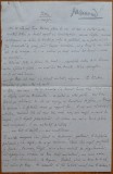 Manuscris interbelic Virgil Cioflec, Petra, schita, 8 pagini semnate