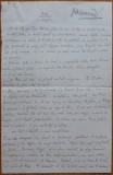 Cumpara ieftin Manuscris interbelic Virgil Cioflec , Petra , schita , 8 pagini semnate