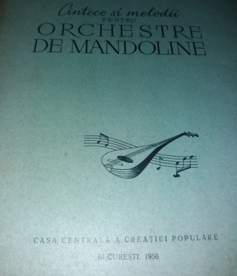 CANTECE PENTRU ORCHESTRE DE MANDOLINE foto