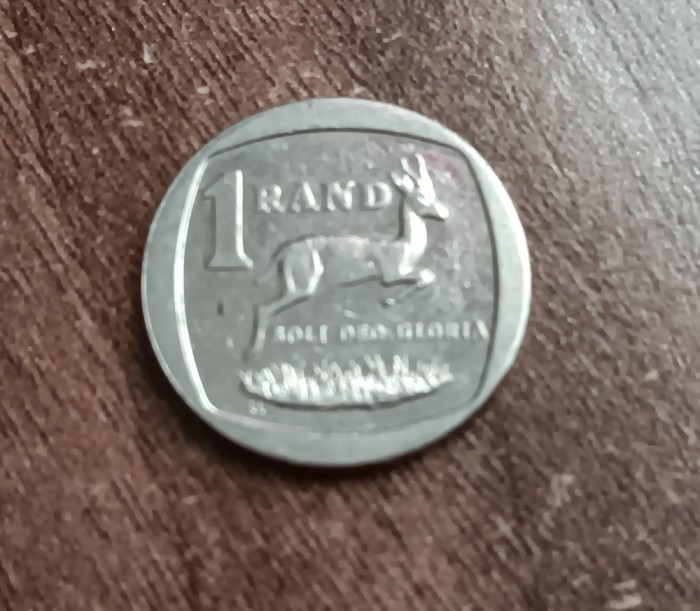 C50 - Moneda foarte veche - 1 rand - Africa de Sud - 2008