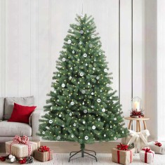 vidaXL Brad de Crăciun artificial cu ramuri articulare Verde 240 cm 3395510