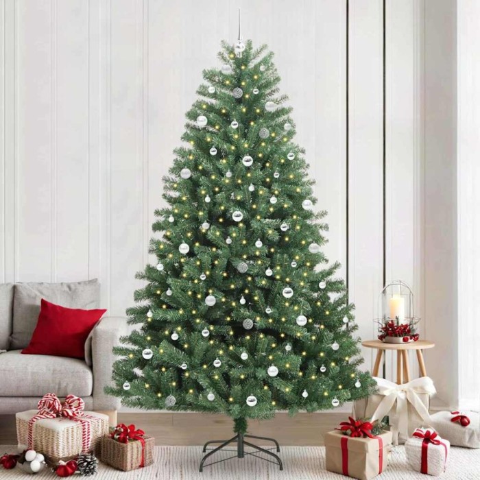 vidaXL Brad de Crăciun artificial cu ramuri articulare Verde 240 cm 3395510