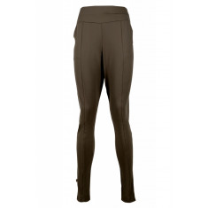 Pantaloni casual cu buzunare Zusss, Taupe, de dama