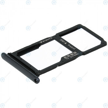 Huawei P smart Z (STK-L21) Tavă Sim + tavă MicroSD negru la miezul nopții 51661MSD foto