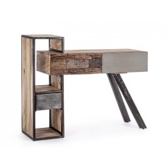 Consola lemn metal Manchester 118x35x95 cm