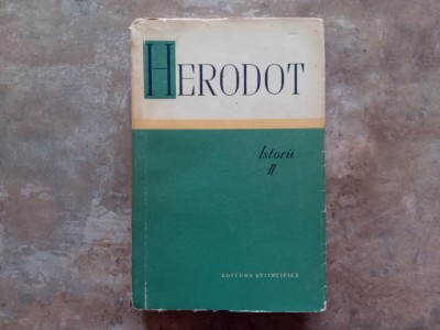 Herodot - Istorii, volumul 2 foto